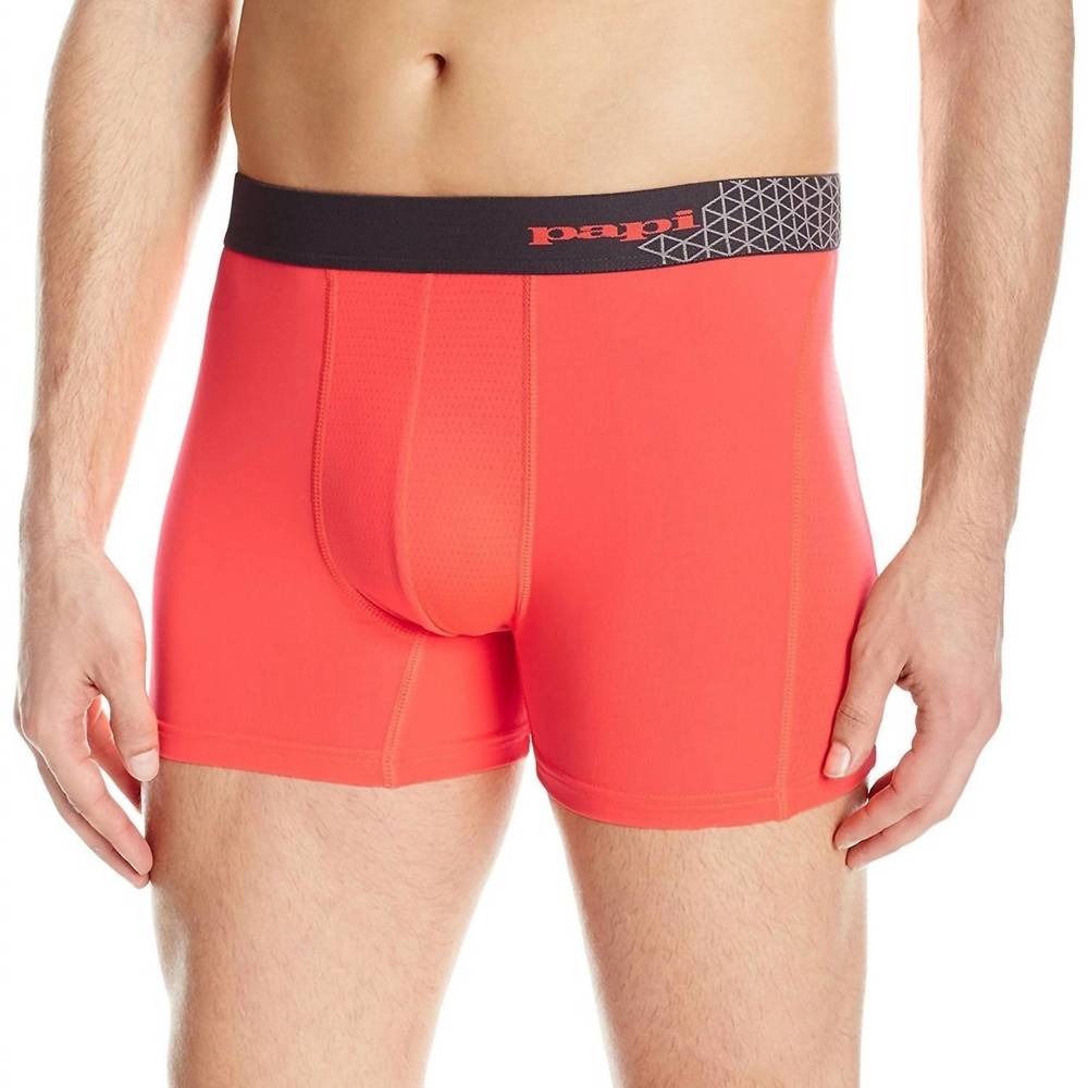 NEW PAPI sport mesh mid trunk in fiery coral